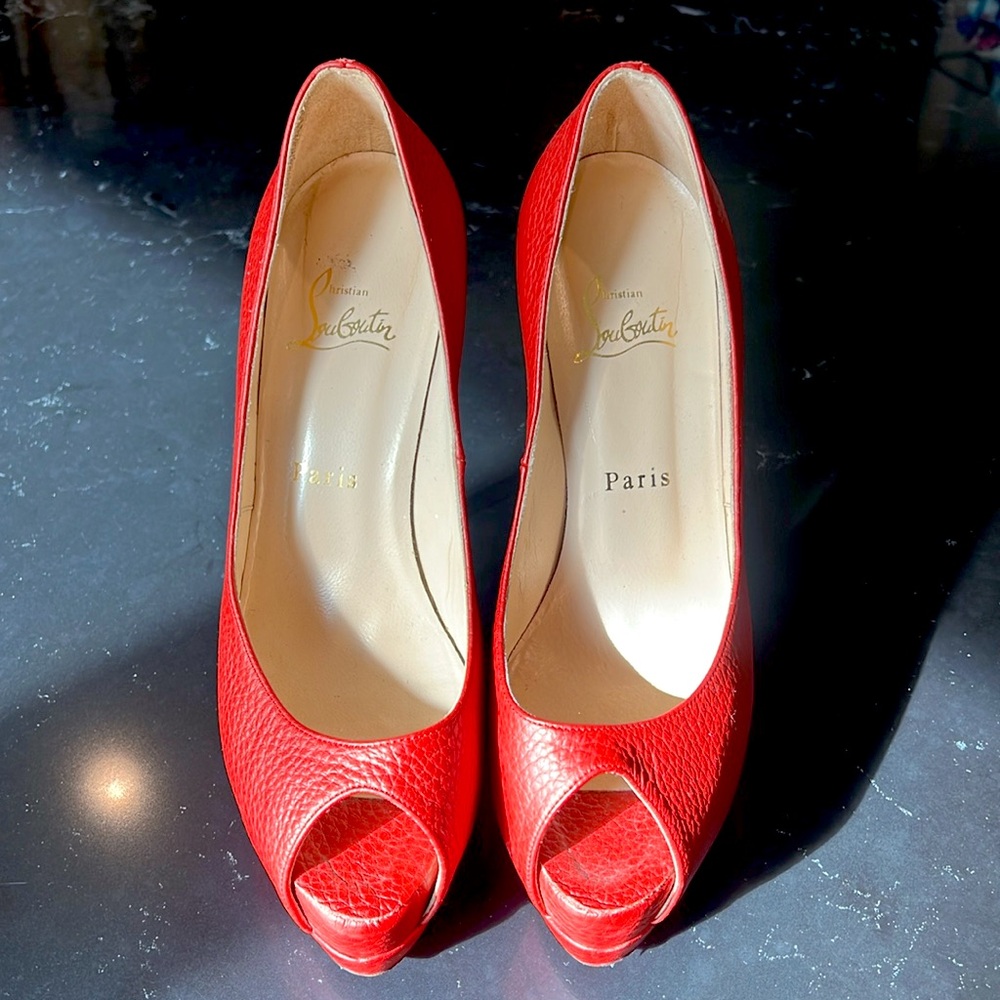 Christian Louboutin RED 120mm pumps (rare)